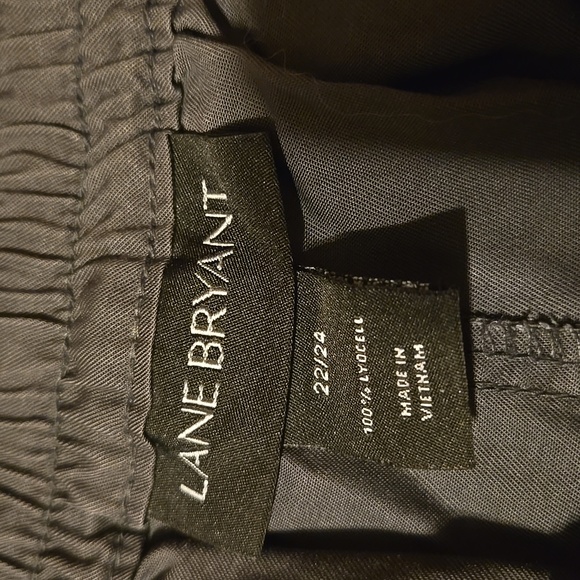 Lane Bryant Dark Gray Cargo Capri Pants Durable Tactical Style - Picture 2 of 5